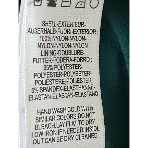 Dress The Population Emilia Sequin Long Sleeve Midi Dress Womens Green Small - Picture 10 of 11